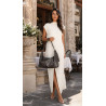 Torebka damska shopper A4 elegancka torba duża modna do pracy PJ272 Szara