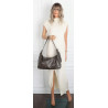 Torebka damska shopper A4 elegancka torba duża modna do pracy PJ272 Szara