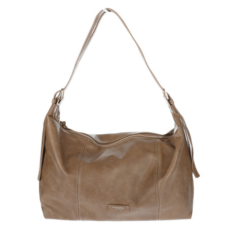 Torebka damska shopper A4 elegancka torba duża modna do pracy PJ272 Beżowa