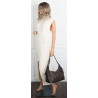 Torebka damska shopper A4 elegancka torba duża modna do pracy PJ272 Szara