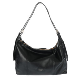 Torebka damska shopper A4 elegancka torba na ramię do pracy PJ272 Czarna