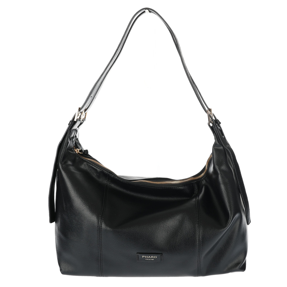 Torebka damska shopper A4 elegancka torba na ramię do pracy PJ272 Czarna