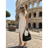Torebka damska shopper A4 elegancka torba na ramię do pracy PJ272 Czarna