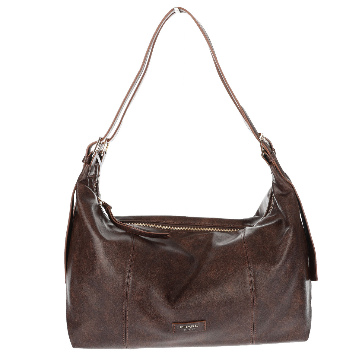 Torebka damska shopper A4 elegancka torba modna do pracy PJ272 Czekoladowa