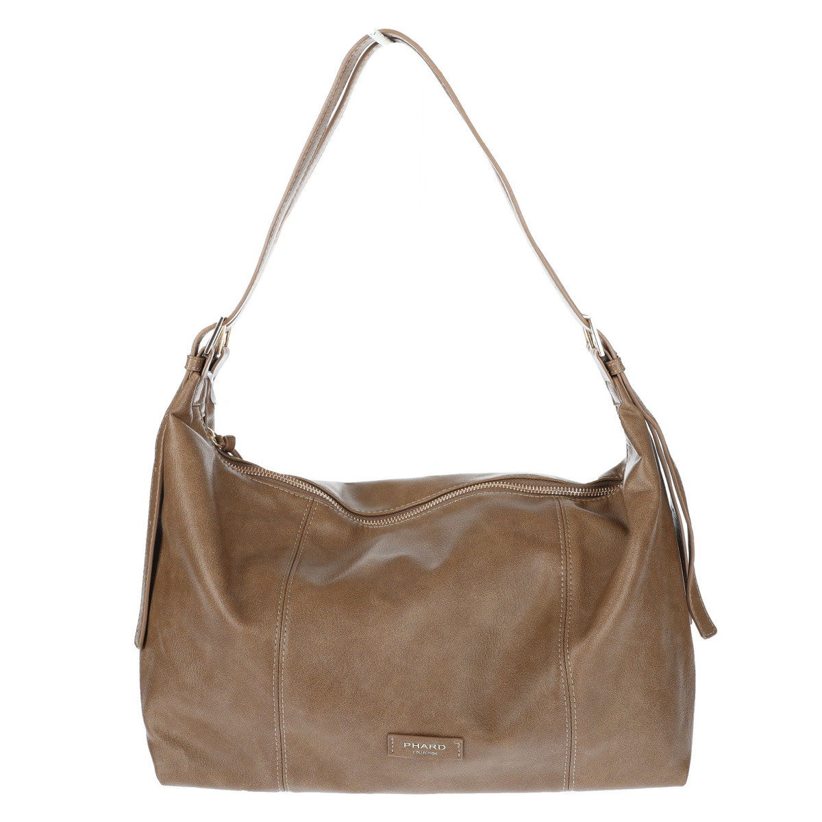 Torebka damska shopper A4 elegancka torba duża modna do pracy PJ272 Beżowa
