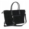 Torebka damska shopper kuferek elegancka modna torba do pracy MC812 Czarna