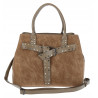 Torebka damska shopper kuferek A4 elegancka torba do pracy MC812 Beżowa
