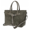 Torebka damska shopper kuferek A4 elegancka torba do pracy MC812 Zielona