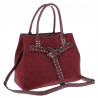 Torebka damska shopper kuferek A4 elegancka torba do pracy MC812 Bordowa
