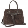 Torebka damska shopper kuferek elegancka torba do pracy MC812 Czekoladowa