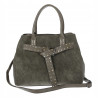 Torebka damska shopper kuferek A4 elegancka torba do pracy MC812 Zielona