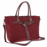 Torebka damska shopper kuferek A4 elegancka torba do pracy MC812 Bordowa