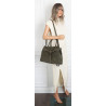 Torebka damska shopper kuferek A4 elegancka torba do pracy MC812 Zielona