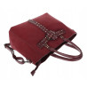 Torebka damska shopper kuferek A4 elegancka torba do pracy MC812 Bordowa