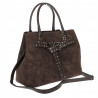 Torebka damska shopper kuferek elegancka torba do pracy MC812 Czekoladowa