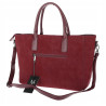 Torebka damska shopper kuferek A4 elegancka torba do pracy MC812 Bordowa