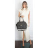 Torebka damska shopper A4 kuferek elegancka torba do pracy CH810 Szara