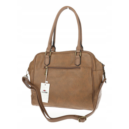 Torebka damska shopper A4 kuferek elegancka torba do pracy CH810 Beżowa