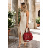 Torebka damska shopper A4 kuferek elegancka torba do pracy CH810 Czerwona
