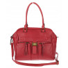 Torebka damska shopper A4 kuferek elegancka torba do pracy CH810 Czerwona