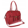 Torebka damska shopper A4 kuferek elegancka torba do pracy CH810 Czerwona