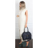 Torebka damska shopper A4 kuferek elegancka torba do pracy CH810 Granatowa
