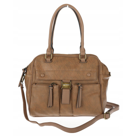 Torebka damska shopper A4 kuferek elegancka torba do pracy CH810 Beżowa