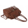 Torebka damska shopper A4 kuferek elegancka torba do pracy CH810 Brązowa