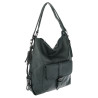 Torebka Miejska 2w1 Shopper Plecak Worek Torba Modna na Ramię SQ36A Zielona