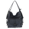 Torebka Miejska 2w1 Shopper Plecak Worek Torba na Ramię SQ36A Granatowa