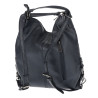 Torebka Miejska 2w1 Shopper Plecak Worek Torba na Ramię SQ36A Granatowa