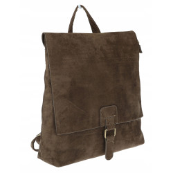 Torebka damska zamszowa listonoszka plecak 2w1 Pojemna A4 torba PB740 Khaki