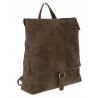 Torebka damska zamszowa listonoszka plecak 2w1 Pojemna A4 torba PB740 Khaki