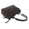 Torebka damska shopper kuferek elegancka torba do pracy NS977 Czekoladowa