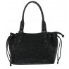 Torebka damska shopper A4 kuferek na ramię torba do pracy NS977 Czarna