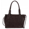 Torebka damska shopper A4 kuferek elegancka torba do pracy NS977 Bordowa