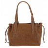 Torebka damska shopper A4 kuferek elegancka torba do pracy NS977 Brązowa