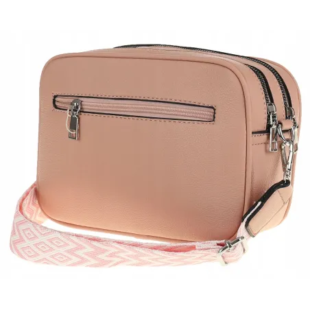 Victoria&CO Elegancka Torebka Damska listonoszka kuferek ARC641 Pink