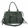Torebka damska shopper A4 kuferek elegancka torba do pracy HJ812 Zielona