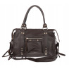 Torebka damska shopper kuferek elegancka torba do pracy HJ812 Czekoladowa