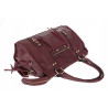 Torebka damska shopper kuferek elegancka torba modna do pracy HJ812 Bordowa