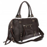 Torebka damska shopper kuferek elegancka torba do pracy HJ812 Czekoladowa