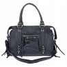 Torebka damska shopper A4 kuferek elegancka torba do pracy HJ812 Granatowa