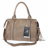 Torebka damska shopper A4 kuferek elegancka torba do pracy HJ812 Beżowa