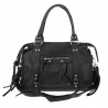 Torebka damska shopper A4 kuferek elegancka torba do pracy HJ812 Czarna