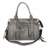 Torebka damska shopper A4 kuferek elegancka torba do pracy HJ812 Szara