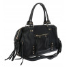 Torebka damska shopper A4 kuferek elegancka torba do pracy HJ812 Czarna