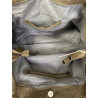 Torebka damska shopper worek zamszowa modna lekka torba L540 Beżowa Mud