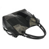 Torebka damska shopper pojemna elegancka modna torba do pracy MC809 Czarna