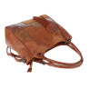 Torebka damska shopper A4 pojemna elegancka torba do pracy MC809 Brązowa